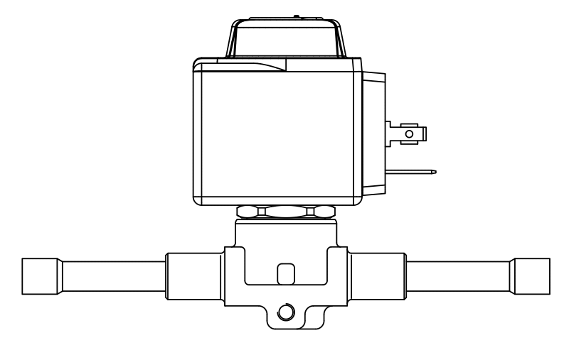 常閉電磁閥1028N/2A6.E,內(nèi)連焊接接頭,直動(dòng)式