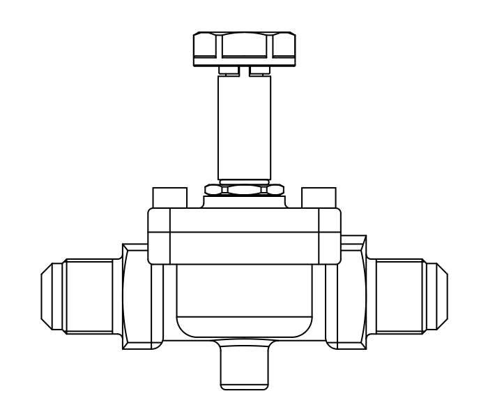 常閉電磁閥1050/6S,SAE直螺紋接頭,活塞先導(dǎo)式