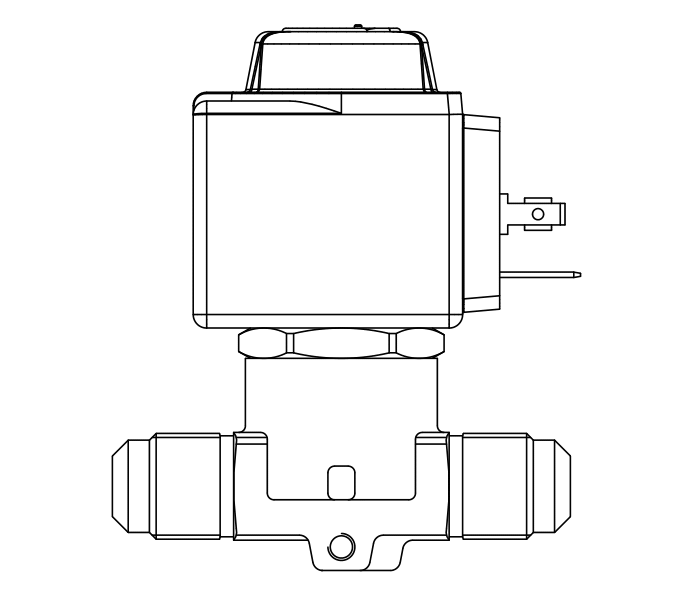 常閉電磁閥1064/3A6,SAE直螺紋接頭,隔膜先導(dǎo)式