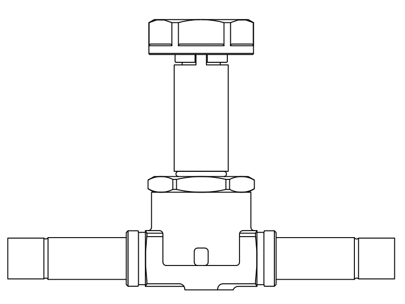 常閉電磁閥1068N/M10S,內(nèi)連焊接接頭,隔膜先導(dǎo)式