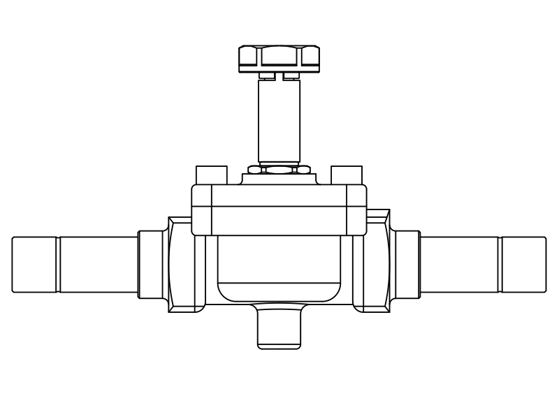 常閉電磁閥1098N/7S,內(nèi)連焊接接頭,隔膜先導(dǎo)式