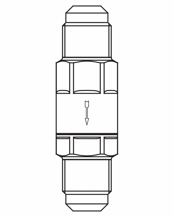 止回閥3112/5,SAE擴(kuò)口接頭直通
